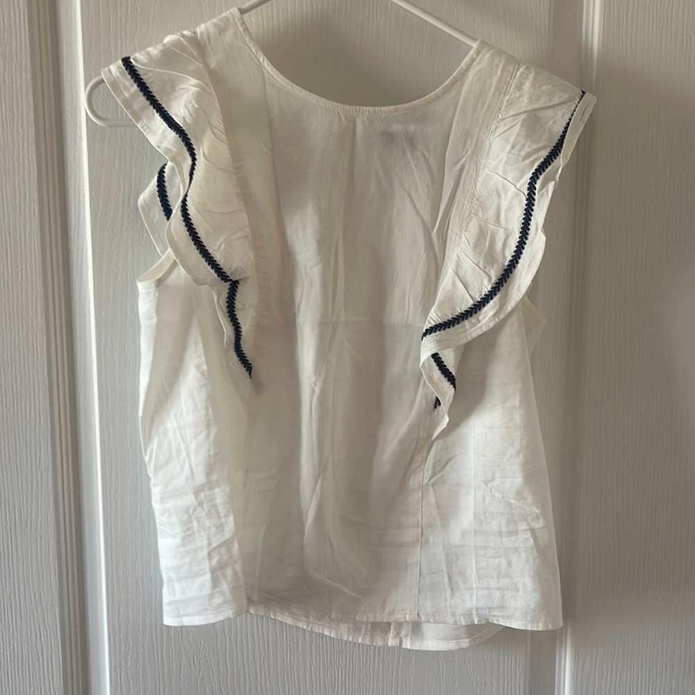 Banana republic white top